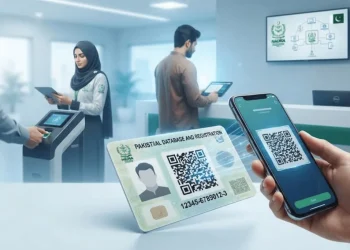 نادرہ کا کیو آر کوڈ شناختی کارڈ