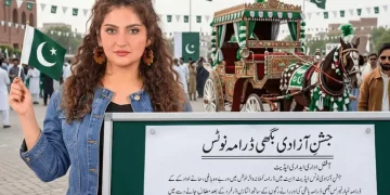 جشن آزادی بگھی ڈرامہ نوٹس