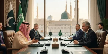 اسحاق ڈار کا دورہ مدینہ