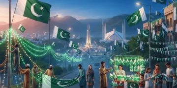 اسلام آباد میں جشن آزادی کی تیاریاں
