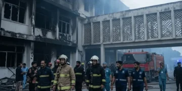 پمز ہسپتال آگ