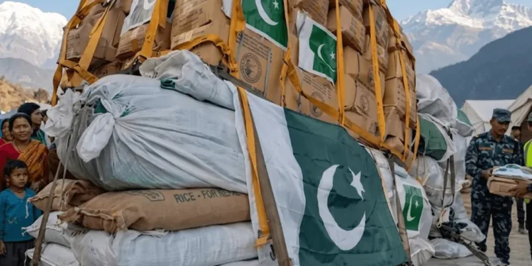 نیپال کے لیے امدادی سامان 2026
