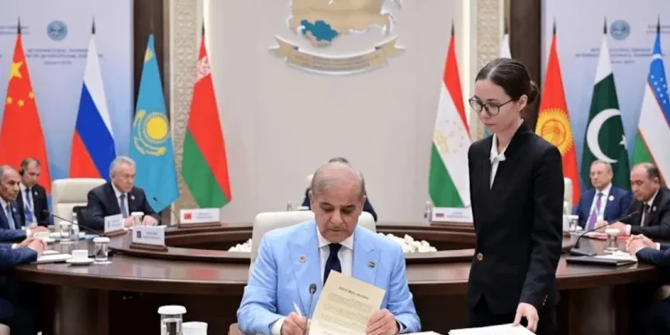 شنگھائی تعاون تنظیم کا مشترکہ اعلامیہ
