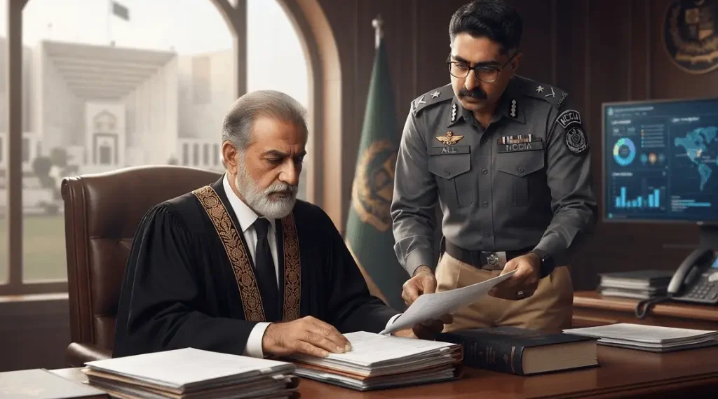 این سی سی آئی اے قانونی حیثیت چیف جسٹس