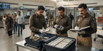 کراچی ایئرپورٹ کرنسی اسمگلنگ ایکشن