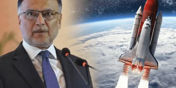 تاریخی سنگِ میل وفاقی وزیر احسن اقبال کا خلائی مشن کا اعلان